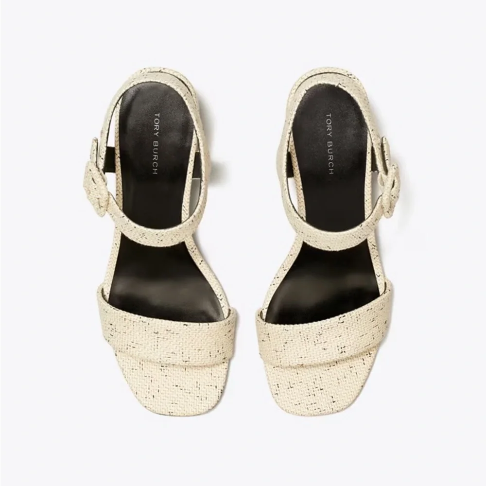 Minimalist! Tory Burch DOUBLE T CITY SANDAL size 9